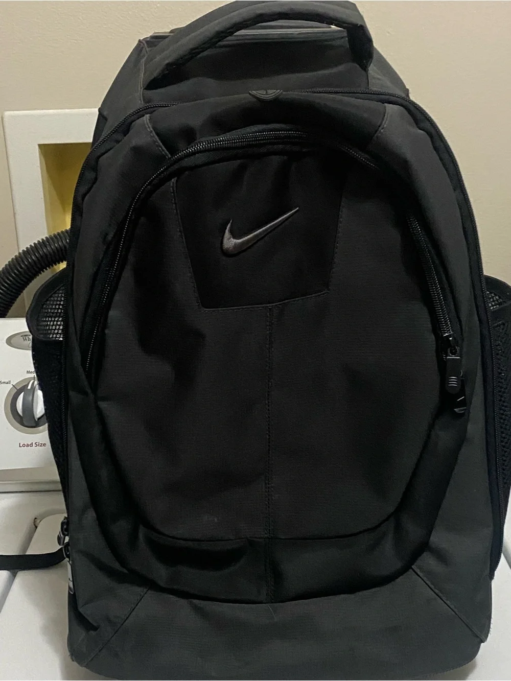 Nike Black Backpack with Embroidered Swoosh